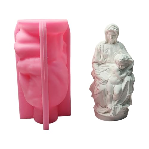 Hitzebeständige Schimmelpilze Einfacher Freisetzung Silikon Für Detaillierte Mutter Und Kinderstatue Religiöses Souvenir Machen Religiöse Figurenform von Xanorrg