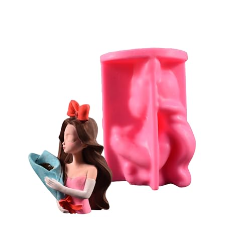 Kreatives Silikonpflanzgefäß Formen Leicht Zu Verwenden Silicon Craft Form Girlform Einzigartiger Blumenpot Für Gartendekoration Sukkulente Pflanzer von Xanorrg