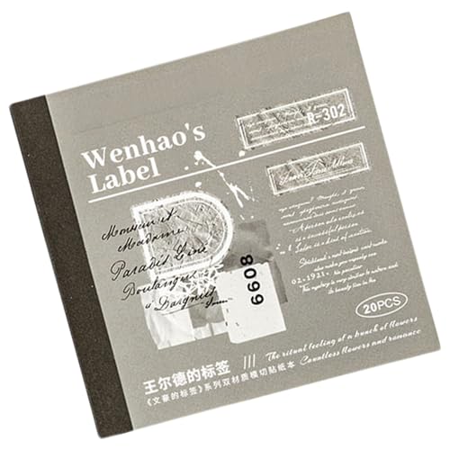 Künstlerische Literarische Aufkleber Scrapbooking Dekoratives Papierwasserbeständiges Haustier Für Scrapbooks Journal Planer Album Tränenresistent Künstlerische Literarische Aufkleber Scrapbooking Dekoratives Papierwasserbeständiges Haustier Für Scrapbooks Journal Planer Album Tränenresistent von Xanorrg