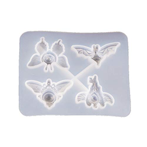 Kunsthandwerk Schmuck Schlüsselbund Flüssige Silikonform UV Harzkristallform Teufel Eye Epoxy Formen Für Harzmauern von Xanorrg