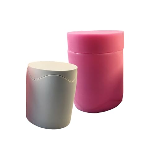 Praktische Kerzenhalter Silikonform Set Für Geometrische Kerzengläser Stabil Und Leicht Zu Demold von Xanorrg