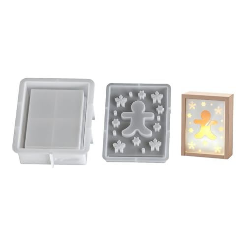 Premium Silicon Holiday Cookie Formen Set Feature Snowflake Rentiere Engelsmuster Easy Cleaning Design Weihnachten Silikonformen von Xanorrg