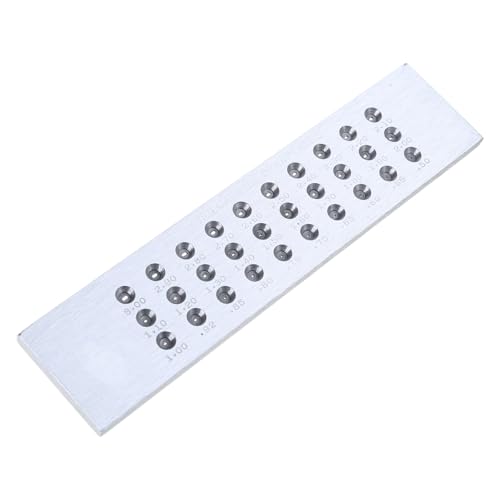 Schmuck Draht Zeichnungswerkzeug Stahl Stahlplatte Ziehplatte Stahl Texturformung Geeignet Für Handwerksmänner Crafting Draht von Xanorrg