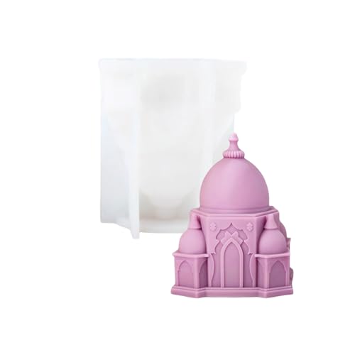 Silikonkerker Herstellung Von Formen Hausform Seife Crafting Ornament Form Für Kerzenbüro Ornament Form Geeignet von Xanorrg