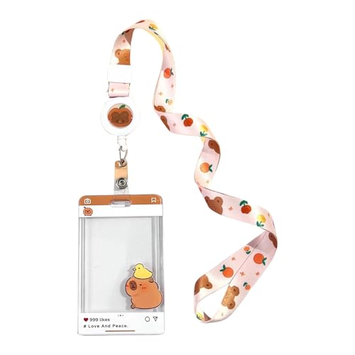 Versenkbares Lanyard Mit Identitätskartenkoffer Wasserfestes Kartenhülle Mit Hals Lanyard/Federschnur 2 Karten ID Hülle Halt von Xanorrg
