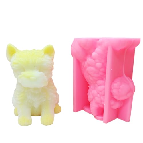 Wiederverwendbare Hundedesigns Silikonform Zum Handwerk Von Kerzenseifen Künstlerische Silikonhundform Für Kinder Und Hobbyisten Kinderhandwerksprojekt von Xanorrg