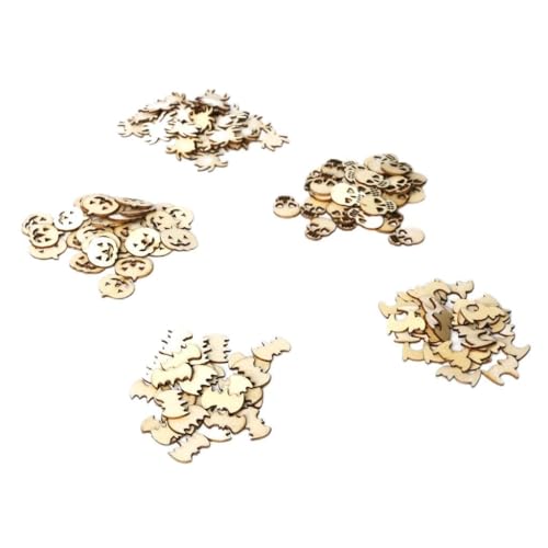 Xanorrg 150pcs Hölzerne Konfetti Schädelschläger Für Katzenkürbisspinnenscheiben Halloween Kürbisausschnitte Xanorrg 150pcs Hölzerne Konfetti Schädelschläger Für Katzenkürbisspinnenscheiben Halloween Kürbisausschnitte von Xanorrg