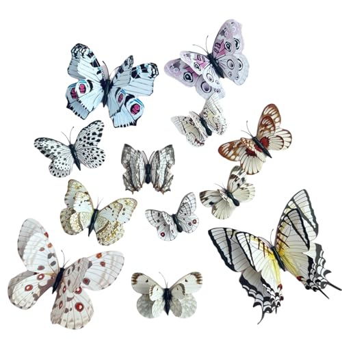 Xanorrg 24 Stück Schmetterlings Kuchen Dekorationen Für Geburtstag Hochzeit Dekore Einfügen Essen Xanorrg 24 Stück Schmetterlings Kuchen Dekorationen Für Geburtstag Hochzeit Dekore Einfügen Essen von Xanorrg