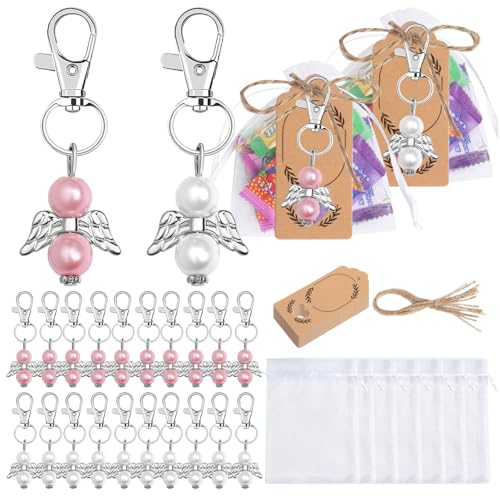 Xanorrg 24pcs Angelic Wing Keychains Als Anspruchsvolle Partyversorgungen Für Hochzeiten Geburtstage Und Taufe Celebration Event Event Appreciation Tokens von Xanorrg