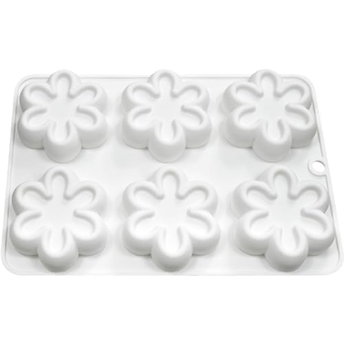 Xanorrg 6-Cavity Sechs Blütenblätter Silikonform Fondant Mousse Kuchen Dekorationstool Zum Herstellen Von Bookorten Handgemachten Seife Mousse Kuchenform Küche Backbedarf Xanorrg 6-Cavity Sechs Blütenblätter Silikonform Fondant Mousse Kuchen Dekorationstool Zum Herstellen Von Bookorten Handgemachten Seife Mousse Kuchenform Küche Backbedarf von Xanorrg