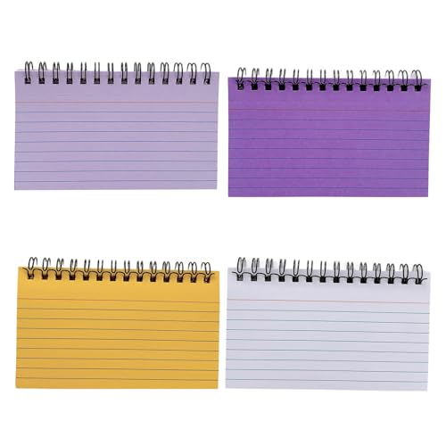 Xanorrg Friendly Coil Notebook Set Notizkarten 4 Farben Perforiertes Papiermetall Karteikarten Für Arbeit Reise Easy Tear Notebook Für Schüler Xanorrg Friendly Coil Notebook Set Notizkarten 4 Farben Perforiertes Papiermetall Karteikarten Für Arbeit Reise Easy Tear Notebook Für Schüler von Xanorrg