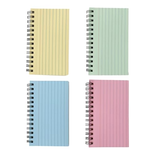 Xanorrg Friendly Coil Notebook Set Notizkarten 4 Farben Perforiertes Papiermetall Karteikarten Für Arbeit Reise Easy Tear Notebook Für Schüler Xanorrg Friendly Coil Notebook Set Notizkarten 4 Farben Perforiertes Papiermetall Karteikarten Für Arbeit Reise Easy Tear Notebook Für Schüler von Xanorrg