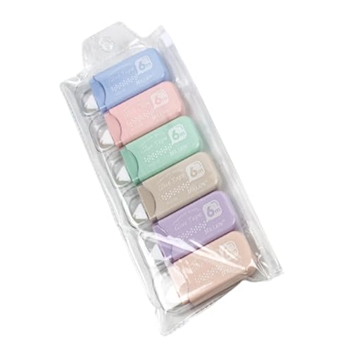 Xanorrg Packung Mit 6 Doppelseite Klebebandwalze 6mmx6m Klebeband Für Craft Scrapbooking Karte 36 M Gesamttriebwerte Roller Set 36 M Xanorrg Packung Mit 6 Doppelseite Klebebandwalze 6mmx6m Klebeband Für Craft Scrapbooking Karte 36 M Gesamttriebwerte Roller Set 36 M von Xanorrg