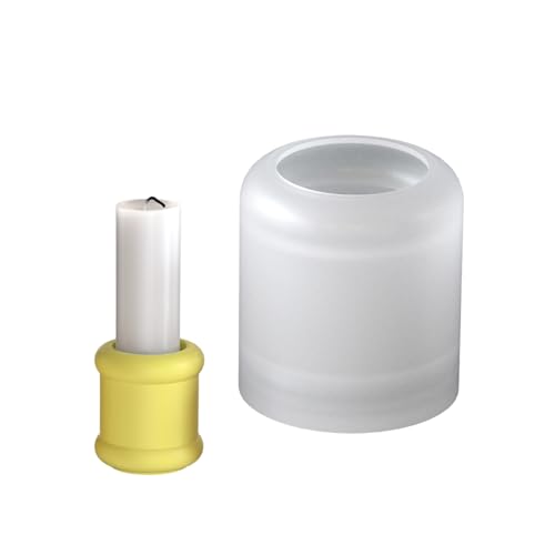 Zylinderform Silikonform Set Zur Herstellung Einzigartiger Harzkerzenbasen Und Dekorativen Stücken Silikonkerzenhalterform von Xanorrg