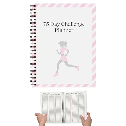 Tagesplaner, 75-Tage-Gewohnheitsplaner, tragbarer Notizblock, Tagebuch, multifunktionale Spiralbindung für Zeiterfassung, Zielsetzung, Aufgabenplan, Mahlzeiten-Workout Tagesplaner, 75-Tage-Gewohnheitsplaner, tragbarer Notizblock, Tagebuch, multifunktionale Spiralbindung für Zeiterfassung, Zielsetzung, Aufgabenplan, Mahlzeiten-Workout von Xasbseulk