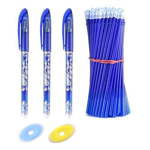 55 Stück Kugelschreiberminen, 0,5 mm, Nachfüllpack für löschbaren Kugelschreiber, kompatibel mit Frixion Ball und Ball Clicker, ideal für präzises Schreiben, Korrekturen ohne Schlieren, 3 löschbare 55 Stück Kugelschreiberminen, 0,5 mm, Nachfüllpack für löschbaren Kugelschreiber, kompatibel mit Frixion Ball und Ball Clicker, ideal für präzises Schreiben, Korrekturen ohne Schlieren, 3 löschbare von Xatgiouy