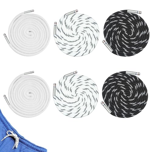 6 Stück Kordel für Jogginghose & Hoodie, Hosenbänder Ersatz, Jogginghose Band Kordel, Ersatz-Saiten für Hosenbund, Kordelband für Hoodies, Jogginghosen & Sportbekleidung Universal-Spannschnur 6 Stück Kordel für Jogginghose & Hoodie, Hosenbänder Ersatz, Jogginghose Band Kordel, Ersatz-Saiten für Hosenbund, Kordelband für Hoodies, Jogginghosen & Sportbekleidung Universal-Spannschnur von Xatgiouy