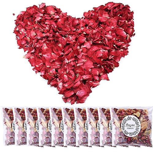 20 Packungen Hochzeitskonfetti, Natürliches Konfetti Hochzeit Papier, Rosenblätter Getrocknet Blütenkonfetti Hochzeit, Biologisch Abbaubare Hochzeitskonfetti für Geburtstag Vorschlag Party Feiern 20 Packungen Hochzeitskonfetti, Natürliches Konfetti Hochzeit Papier, Rosenblätter Getrocknet Blütenkonfetti Hochzeit, Biologisch Abbaubare Hochzeitskonfetti für Geburtstag Vorschlag Party Feiern von Xauvap