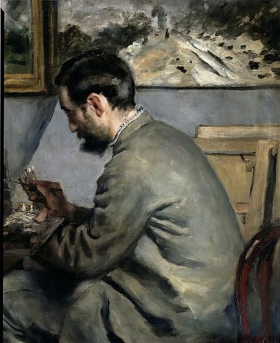 XcBAIHOUD Berühmte Gemälde Moderne Wandbild Kunstdruck Wand Dekoration Frederick bazille an seiner Staffelei auf leinwand detail von pierre auguste renoir für Wohnzimmerdekoration 60x90cm XcBAIHOUD Berühmte Gemälde Moderne Wandbild Kunstdruck Wand Dekoration Frederick bazille an seiner Staffelei auf leinwand detail von pierre auguste renoir für Wohnzimmerdekoration 60x90cm von XcBAIHOUD