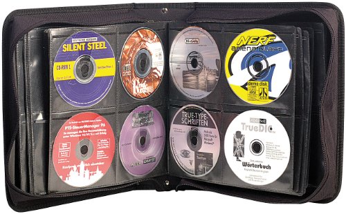 Xcase DVD Mappe: CD/DVD/BD-Tasche für 240 CD/DVD/BDs (DVD Sammelmappe, CD Sammelmappe, Koffer Organizer) von Xcase