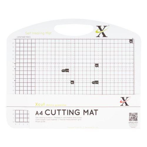 Xcut A4 selbstheilend Duo Schneidematte, schwarz/weiß von Docrafts