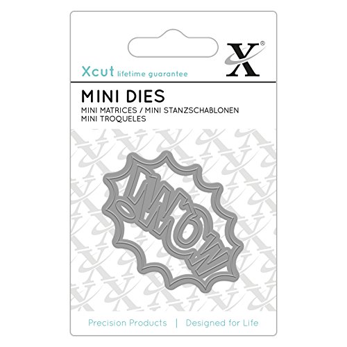 Xcut Mini Stanzform Wow, Blech, Silber, 13 x 8,7 x 0,86 cm Xcut Mini Stanzform Wow, Blech, Silber, 13 x 8,7 x 0,86 cm von Xcut
