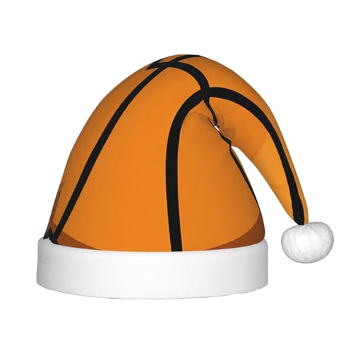 Xdcywbzdbc Basketball-Druck, Weihnachtsmannmütze, Kinder, Weihnachtsmannmütze, gehobener Weihnachtsmannmütze, Plüsch, Weihnachtsmannmütze, Samt-Oberteil mit künstlichem Wollball, Feier, Partyzubehör Xdcywbzdbc Basketball-Druck, Weihnachtsmannmütze, Kinder, Weihnachtsmannmütze, gehobener Weihnachtsmannmütze, Plüsch, Weihnachtsmannmütze, Samt-Oberteil mit künstlichem Wollball, Feier, Partyzubehör von Xdcywbzdbc
