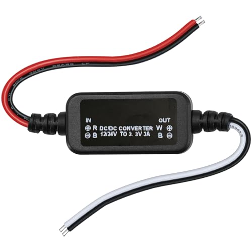 Xdingjiala DC 12 V/24 V auf 3,3 V 2,5 A/3 A Spannungswandler DC 8-30 V auf 3,3 V 2,5 A/3 A 9,9 W Abwärtswandler Buck-Wandler für Auto, Fahrzeug, Motor, LED Xdingjiala DC 12 V/24 V auf 3,3 V 2,5 A/3 A Spannungswandler DC 8-30 V auf 3,3 V 2,5 A/3 A 9,9 W Abwärtswandler Buck-Wandler für Auto, Fahrzeug, Motor, LED von Xdingjiala