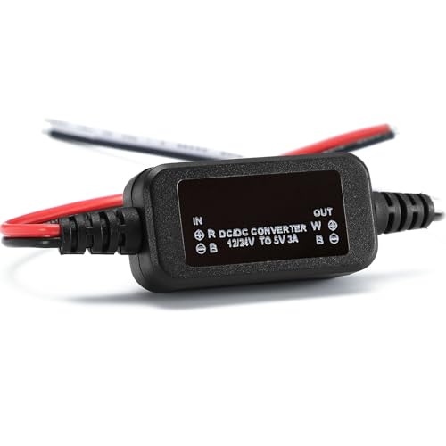 Xdingjiala DC 12 V/24 V auf 5 V 2,5 A/3 A Spannungswandler DC 8-30 V auf 5 V 2,5 A/3 A 15 W Abwärtswandler Buck - Wandler für Auto Auto Fahrzeug Motor LED Xdingjiala DC 12 V/24 V auf 5 V 2,5 A/3 A Spannungswandler DC 8-30 V auf 5 V 2,5 A/3 A 15 W Abwärtswandler Buck - Wandler für Auto Auto Fahrzeug Motor LED von Xdingjiala