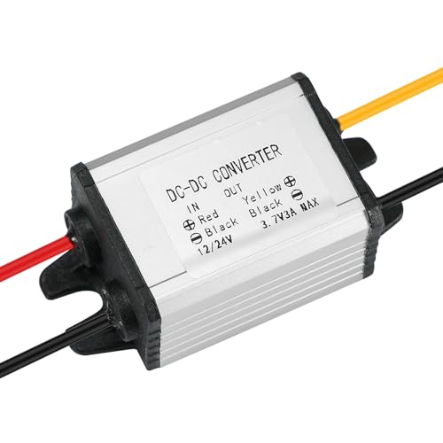 Xdingjiala 12 V auf 3,7 V DC Konverter Abwärtswandler, DC Wandler 24V zu 3,7 V 3 A 11,1 W IP67 Wasserdicht Buck - Wandler Spannungswandler für Robotik,Motor, Automobil, LED und mehr Xdingjiala 12 V auf 3,7 V DC Konverter Abwärtswandler, DC Wandler 24V zu 3,7 V 3 A 11,1 W IP67 Wasserdicht Buck - Wandler Spannungswandler für Robotik,Motor, Automobil, LED und mehr von Xdingjiala
