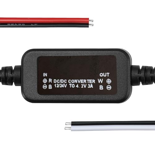 Xdingjiala 12 V zu 4,2 V DC Konverter 24 V auf 4,2 V Buck-Wandler 8-30 V auf 4,2 V 2,5 A / 3 A 12,6 W Abwärtswandler Spannungswandler für Automotive, Fahrzeuge, Motoren, LEDs und mehr Xdingjiala 12 V zu 4,2 V DC Konverter 24 V auf 4,2 V Buck-Wandler 8-30 V auf 4,2 V 2,5 A / 3 A 12,6 W Abwärtswandler Spannungswandler für Automotive, Fahrzeuge, Motoren, LEDs und mehr von Xdingjiala
