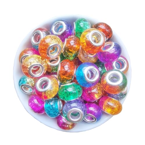 Xeahung 100 farbige Acryl-Kristallperlen für Schmuckherstellung, Armbänder, 14 mm großes Loch, Abstandshalter für Stiftherstellung, Basteln, DIY, Kunst, Weihnachten, Ornament, Geburtstagsgeschenke Xeahung 100 farbige Acryl-Kristallperlen für Schmuckherstellung, Armbänder, 14 mm großes Loch, Abstandshalter für Stiftherstellung, Basteln, DIY, Kunst, Weihnachten, Ornament, Geburtstagsgeschenke von Xeahung