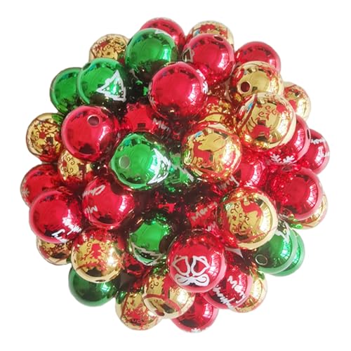 Xeahung Acryl-Weihnachtsperlen, 16 mm, Kristallperlen für Schmuckherstellung, Armbänder, Ohrringe, Halsketten, Erwachsene, Perlen, DIY, Kunst, Bastelprojekte, Weihnachtsdekoration Xeahung Acryl-Weihnachtsperlen, 16 mm, Kristallperlen für Schmuckherstellung, Armbänder, Ohrringe, Halsketten, Erwachsene, Perlen, DIY, Kunst, Bastelprojekte, Weihnachtsdekoration von Xeahung