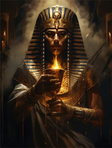 Ägypten Malen Nach Zahlen Erwachsene,Pharao Malen Nach Zahlen Klein 50x70cm,DIY Handgemalt Ölgemälde Kit für Anfänger Bastelset Erwachsene,Acrylfarben Set Wand Deko Bilder Ohne Rahmen, Gift LY-14452 Ägypten Malen Nach Zahlen Erwachsene,Pharao Malen Nach Zahlen Klein 50x70cm,DIY Handgemalt Ölgemälde Kit für Anfänger Bastelset Erwachsene,Acrylfarben Set Wand Deko Bilder Ohne Rahmen, Gift LY-14452 von Xeoyenle