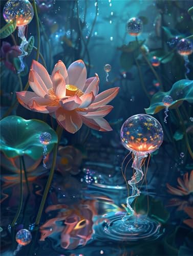Malen Nach Zahlen Erwachsene Lotus, DIY Malen Nach Zahlen Anlage Ölgemälde Leinwand Kit für Anfänger, Mit 3-Pinseln und Acrylfarbe, für Home Wanddeko Wohnzimmer, Geschenke Mädchen 60x80cm LY-675 Malen Nach Zahlen Erwachsene Lotus, DIY Malen Nach Zahlen Anlage Ölgemälde Leinwand Kit für Anfänger, Mit 3-Pinseln und Acrylfarbe, für Home Wanddeko Wohnzimmer, Geschenke Mädchen 60x80cm LY-675 von Xeoyenle