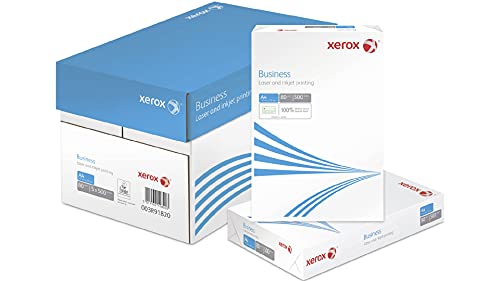 Xerox 003R91820 Business Kopierpapier, Druckerpapier, Universalpapier DIN A4 80 gr./m² 2.500 Blatt Karton (500 Blatt), weiß von Xerox