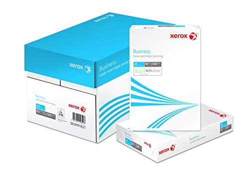 Xerox 003R91821 Business Kopierpapier, Druckerpapier, Universalpapier DIN A3 80 gr./m² 2.500 Blatt Karton mit 5 Pack - 500 Blatt, weiß Xerox 003R91821 Business Kopierpapier, Druckerpapier, Universalpapier DIN A3 80 gr./m² 2.500 Blatt Karton mit 5 Pack - 500 Blatt, weiß von Xerox