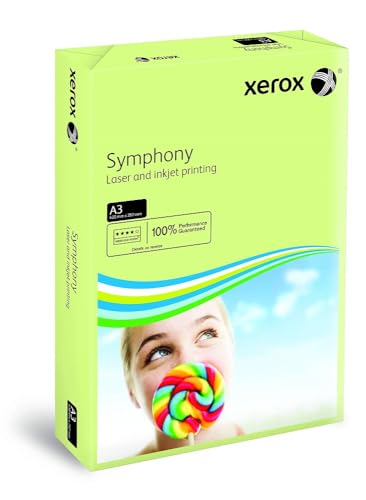 Xerox 003R91955 Drucker-/Kopierpapier Symphony, DIN A3, 80 g/m², 500 Blatt, grün Xerox 003R91955 Drucker-/Kopierpapier Symphony, DIN A3, 80 g/m², 500 Blatt, grün von Xerox