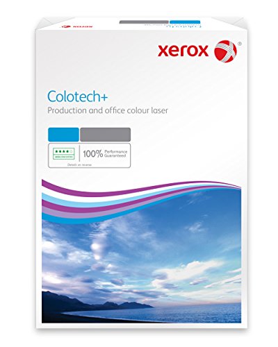 Xerox 003R94661 Colotech mit Premium Farblaserpapier, Druckerpapier, Farbkopierpapier, Din A4, 200 g/m² Pack, 250 Blatt, weiß von Xerox