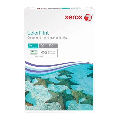 Xerox ColorPrint Premium Farblaser- Druckerpapier, weiß, 100 g/m², A4, FSC Mix credit, 1 Paket (500 Blatt), 003R95256 von Xerox