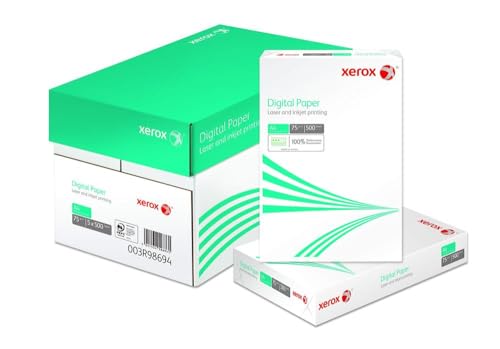 Xerox 003R98694 Digital Paper, Kopierpapier, Druckerpapier, Universalpapier DIN A4 2.500 Blatt Karton mit 5 Pack - 500 Blatt, weiß Xerox 003R98694 Digital Paper, Kopierpapier, Druckerpapier, Universalpapier DIN A4 2.500 Blatt Karton mit 5 Pack - 500 Blatt, weiß von Xerox