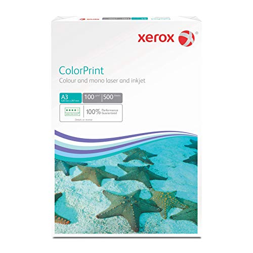 Xerox ColorPrint Premium Farblaser- Druckerpapier, weiß, 100 g/m², A3, FSC Mix credit, 1 Paket (500 Blatt), 003R95257 von Xerox