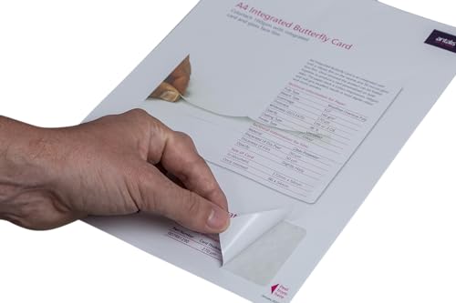 Xerox Integrierte Butterfly-Card 007R91290 - doppelseitige Mitgliedskarte auf A4 Bogen zum selbst drucken - 86 x 54 mm - 500 Blatt - Weiß Xerox Integrierte Butterfly-Card 007R91290 - doppelseitige Mitgliedskarte auf A4 Bogen zum selbst drucken - 86 x 54 mm - 500 Blatt - Weiß von Xerox