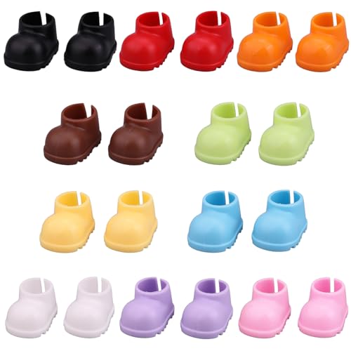 10 Paare 17cm Plüsch Puppenschuhe Niedliche Mini Puppenschuhe Puppen Zubehör für 17cm Puppen Kunststoff Puppe Kleidung Zubehör Puppen Schuhe Zubehör Set Geschenk für Kinder & Puppensammler 10 Paare 17cm Plüsch Puppenschuhe Niedliche Mini Puppenschuhe Puppen Zubehör für 17cm Puppen Kunststoff Puppe Kleidung Zubehör Puppen Schuhe Zubehör Set Geschenk für Kinder & Puppensammler von Xerteam