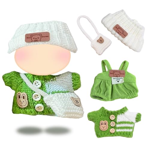 Xerteam Kleidung für 17cm Puppe Pullover (Grün) von Xerteam