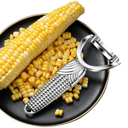 Schäler - Maisschäler, Maiskolben Schäler Mit Langlebige Edelstahlklinge, Benutzerfreundliches Y-förmiges Design, schäler Gemüse Zestenschneider Peeler Küchenhelfer Für Küche Salat BBQ (1STK) von Xevinas