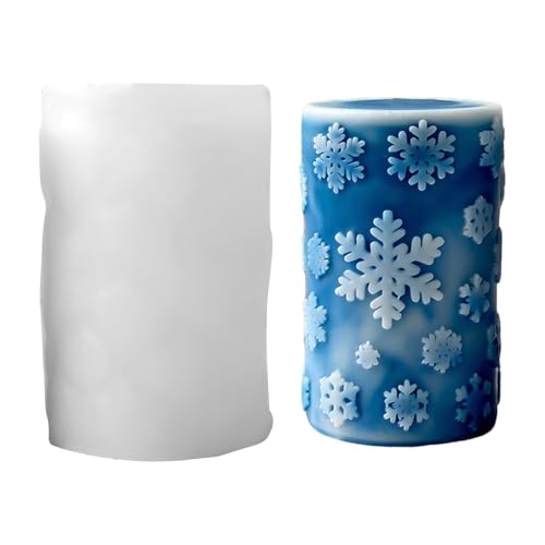 Silikonformen GießFormen Weihnachten, 3d Kerzen Weihnachten Wiederverwendbar Silikonform weihnachten Gips Zum GießEn, Handgemachte Kerzen GießFormen Silikon FüR Diy W-eihnachten Deko (C) von Xevinas