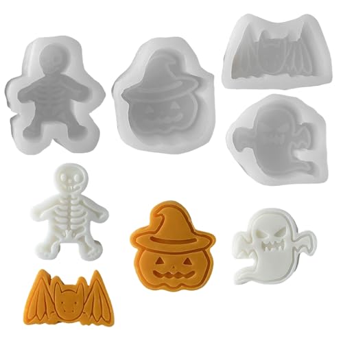 Silikonformen Gießformen, Silikonform Halloween Schädel Und Fledermaus, Silikonform Halloween Totenkopf silikonform Gibs Gießform, Wiederverwendbar G-ießformen Silikon Für H-alloween Deko (set-2) Silikonformen Gießformen, Silikonform Halloween Schädel Und Fledermaus, Silikonform Halloween Totenkopf silikonform Gibs Gießform, Wiederverwendbar G-ießformen Silikon Für H-alloween Deko (set-2) von Xevinas