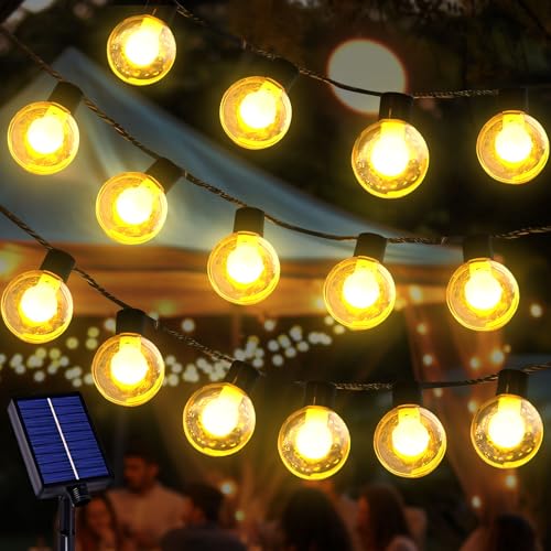 Xevinas Solar Lichterkette, Lichterkette Glühbirnen Außen 5 Meter Mit 20 Lichtern, Lichterkette Außen IP65 Wasserdicht Und Sturzsicher, 8 Modi Solarlichterkette Outdoor Für Garten Terrasse Party Deko Xevinas Solar Lichterkette, Lichterkette Glühbirnen Außen 5 Meter Mit 20 Lichtern, Lichterkette Außen IP65 Wasserdicht Und Sturzsicher, 8 Modi Solarlichterkette Outdoor Für Garten Terrasse Party Deko von Xevinas