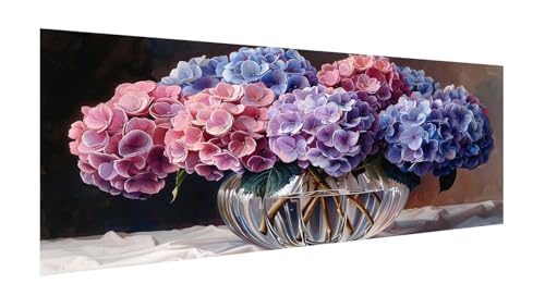 Diamond Painting Blume Diamant Painting Bilder Erwachsene, 5D Diamond-painting Anlage Malen Nach Zahle Kinder Anfänger, DIY Mosaikherstellung Basteln Mädchen Geschenke, Deko Wohnzimmer 160x80cm X2-91 von Xhgtehng